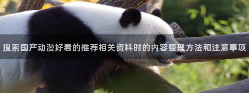 记得香蕉成熟时柏安妮：搜索国产动漫好看的推荐相关资料时的内容整理方法和注意事项配图